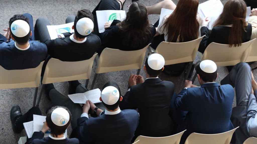 Alumnos del Centro Ibn Gabirol, colegio para la educación judía