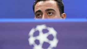 Xavi Hernández, en rueda de prensa