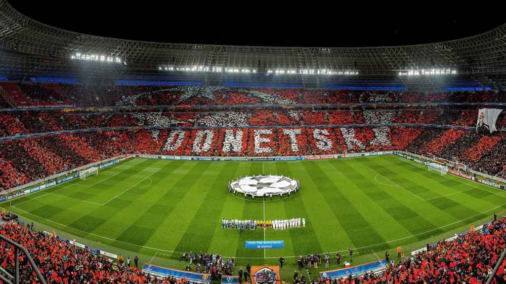 El Donbass Arena, el hogar del Shakhtar Donetsk