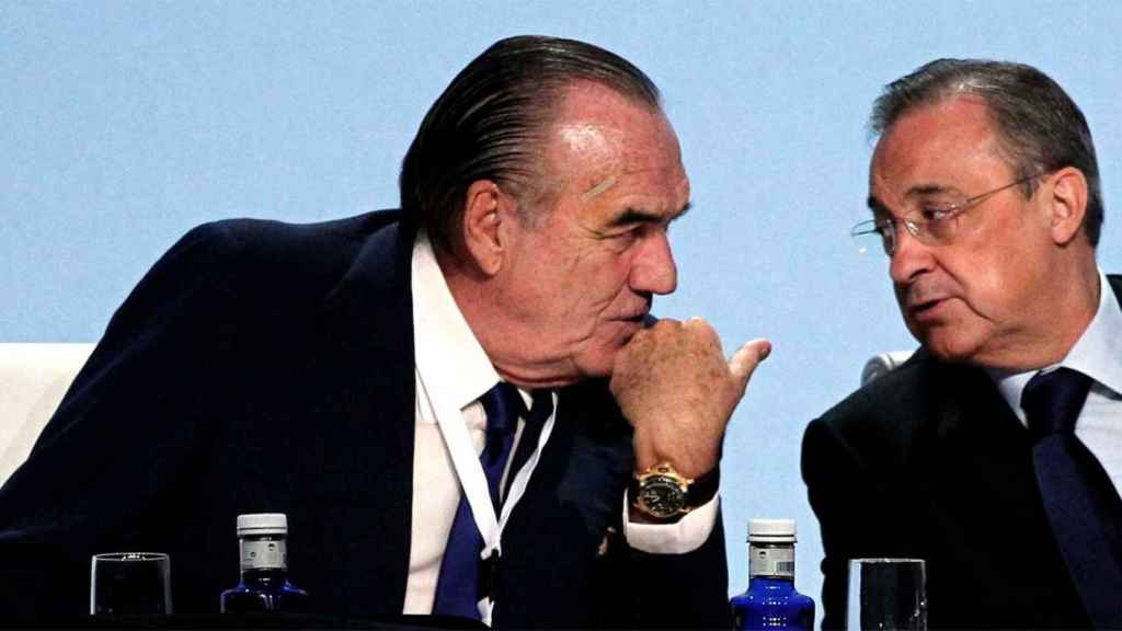 Fernández Tapias y Florentino Pérez, en una imagen de archivo