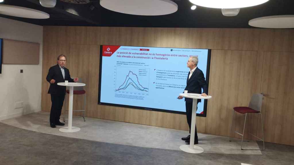 La presentación del informe de coyuntura económica de la Cámara de Comercio de Barcelona