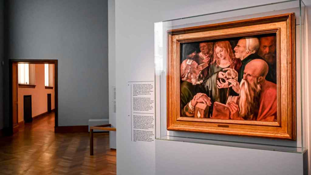 El cuadro 'Jesús entre los doctores', de Albrecht Dürer, en el KMSKA, procedente del Thysen, en Madrid / KMSKA