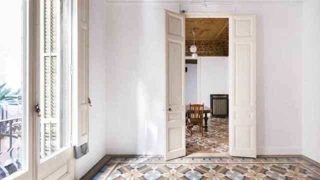 Un piso modernista en el Eixample de Barcelona comercializado con visita virtual