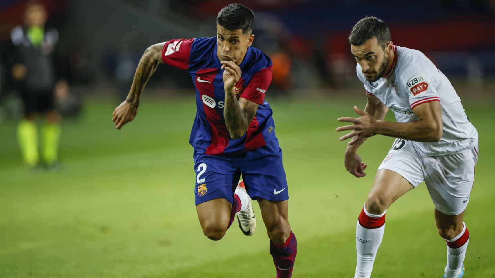 Joao Cancelo, durante un partido esta temporada 2023-24