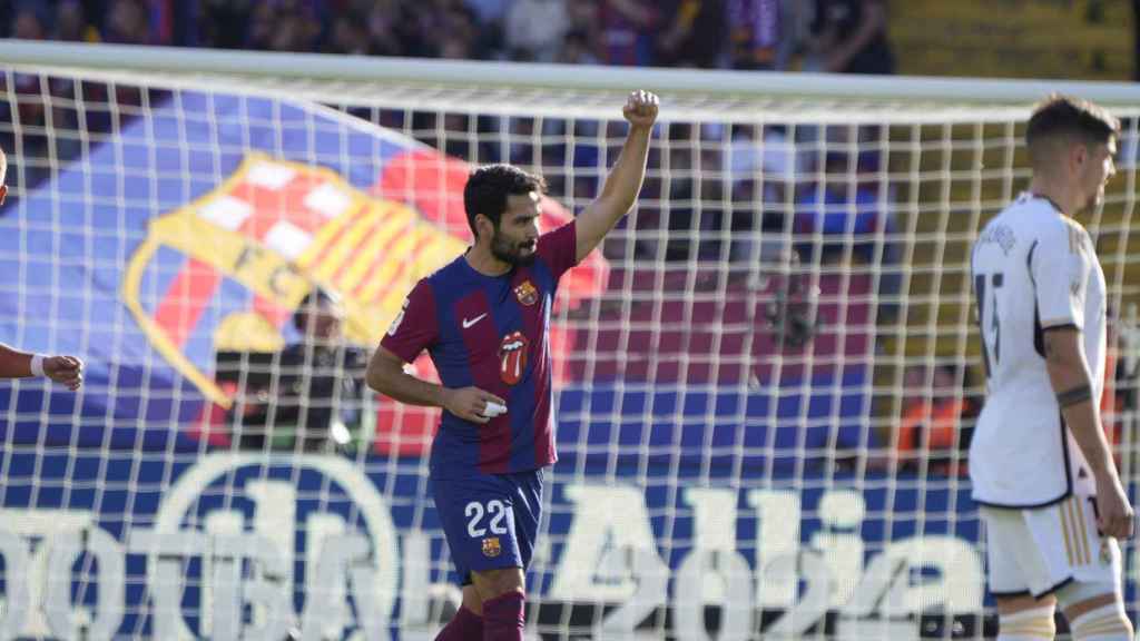 Gundogan celebra su gol