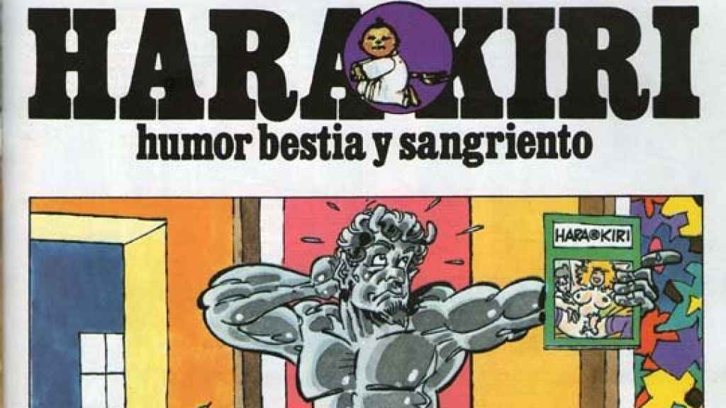 Una portada de la revista 'Hara Kiri'