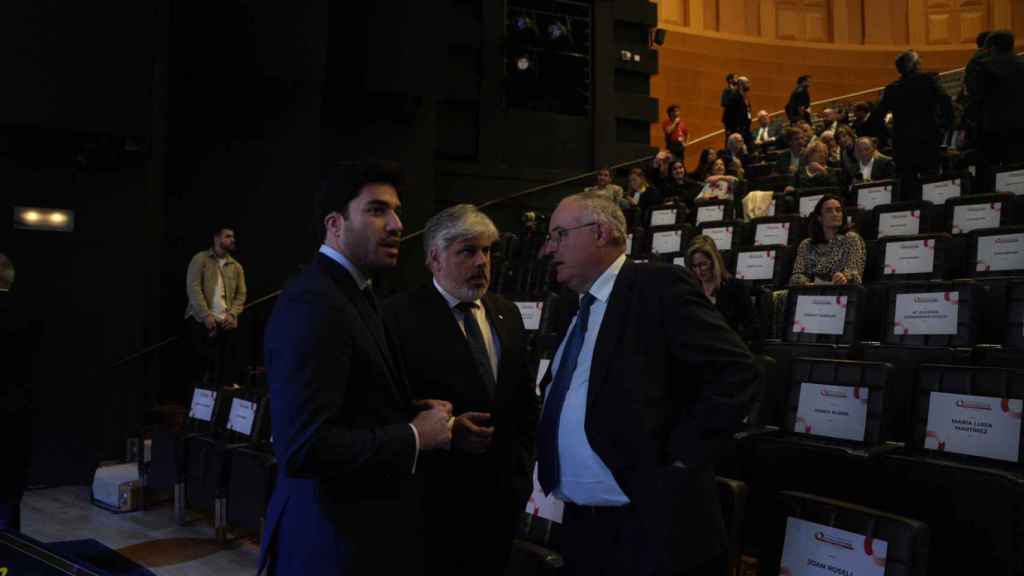 El diputado de Junts en el Parlament, Albert Batet, en la entrega de premios de Foment