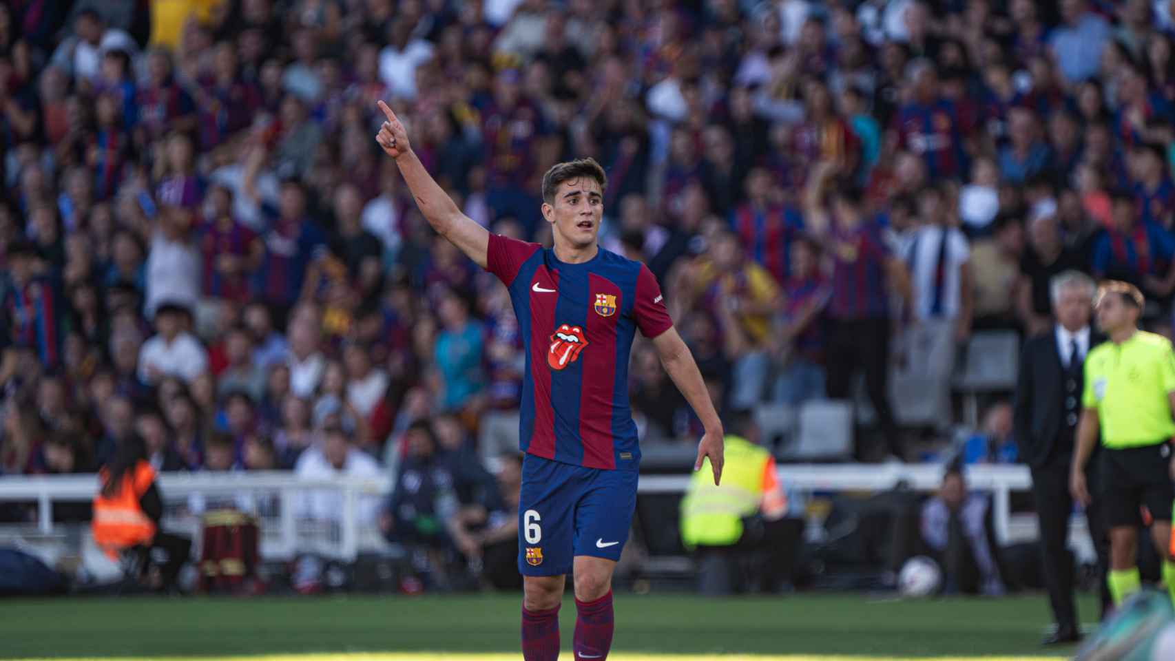 Pablo Gavi en el clásico Barça - Real Madrid