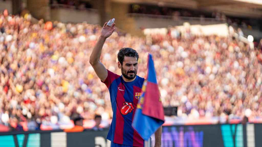 Gundogan en el clásico Barça - Real Madrid