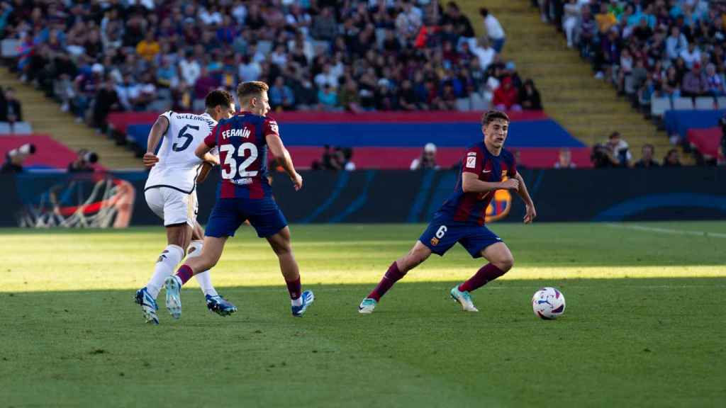 Fermin y Gavi en el clásico Barça - Real Madrid