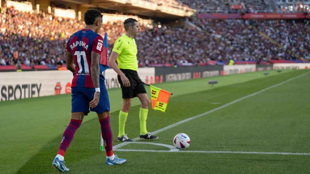 Raphinha en el clásico Barça - Real Madrid