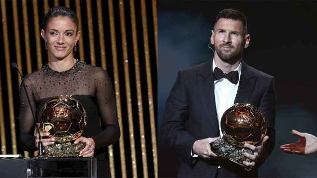 Aitana Bonmatí y Leo Messi fortalecen la marca Barça en la gala del Balón de Oro