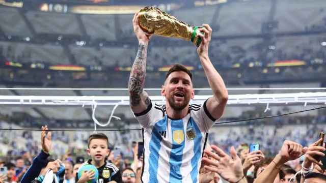 Messi, campeón del mundo con Argentina