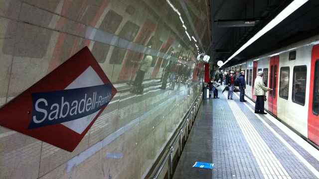 Imagen de archivo de una de las paradas de Ferrocarrils de la Generalitat en Sabadell
