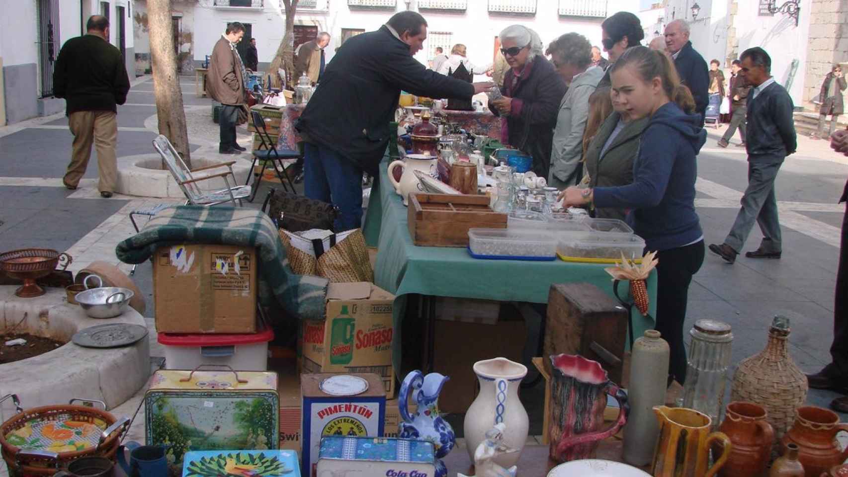 Mercado de antigüedades