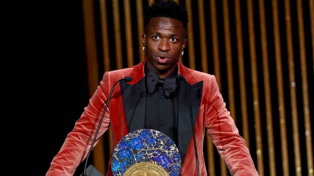 Vinicius, en la gala del Balón de Oro