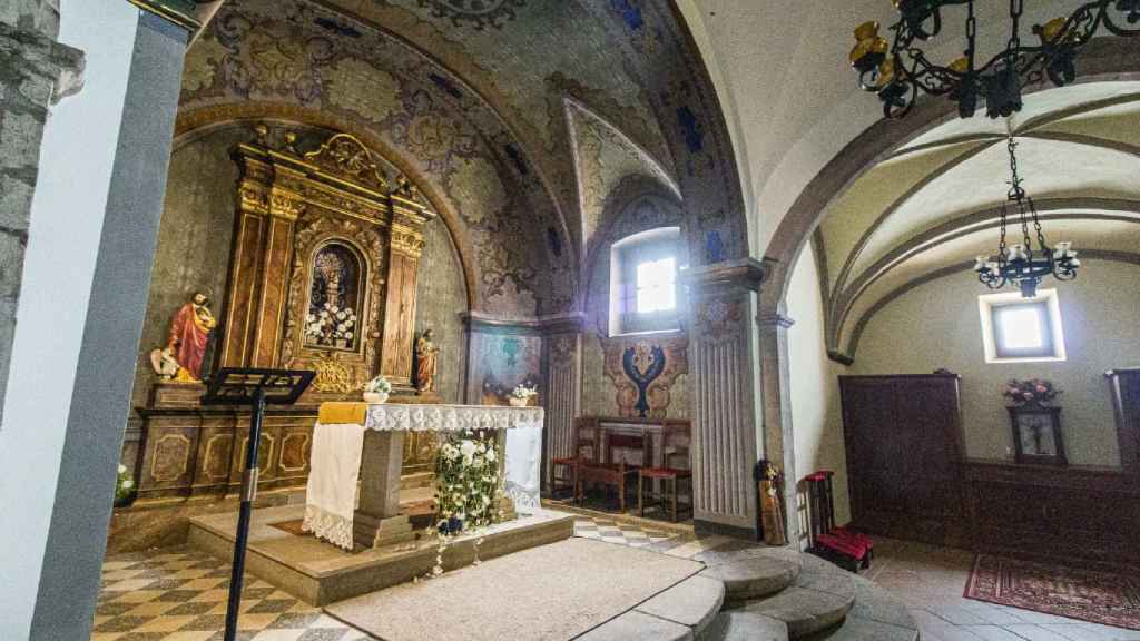 Interior de la ermita