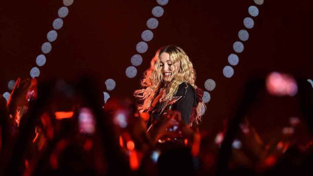 Madonna, durante un concierto anterior