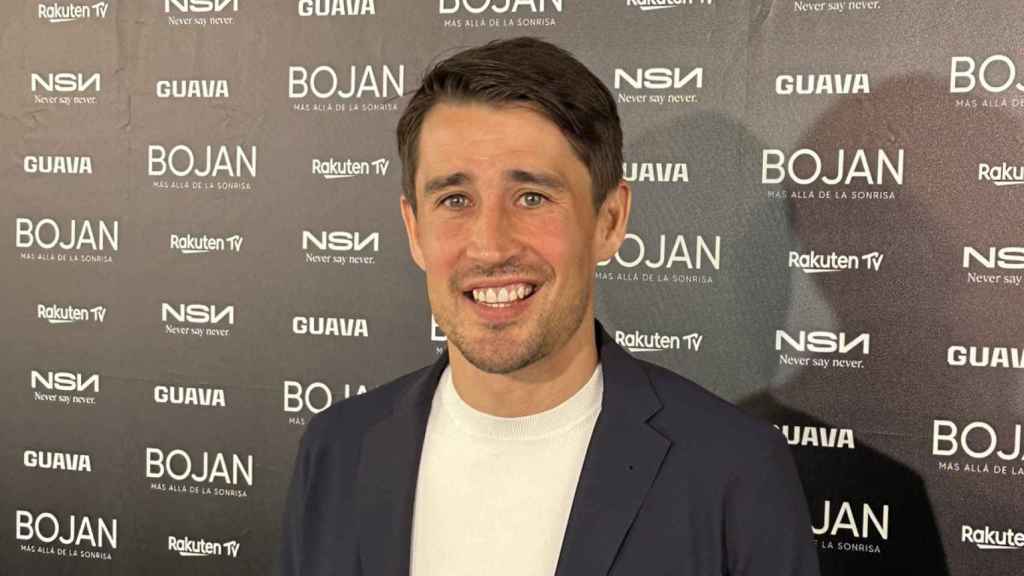 Bojan Krkic, en la premiere de su documental