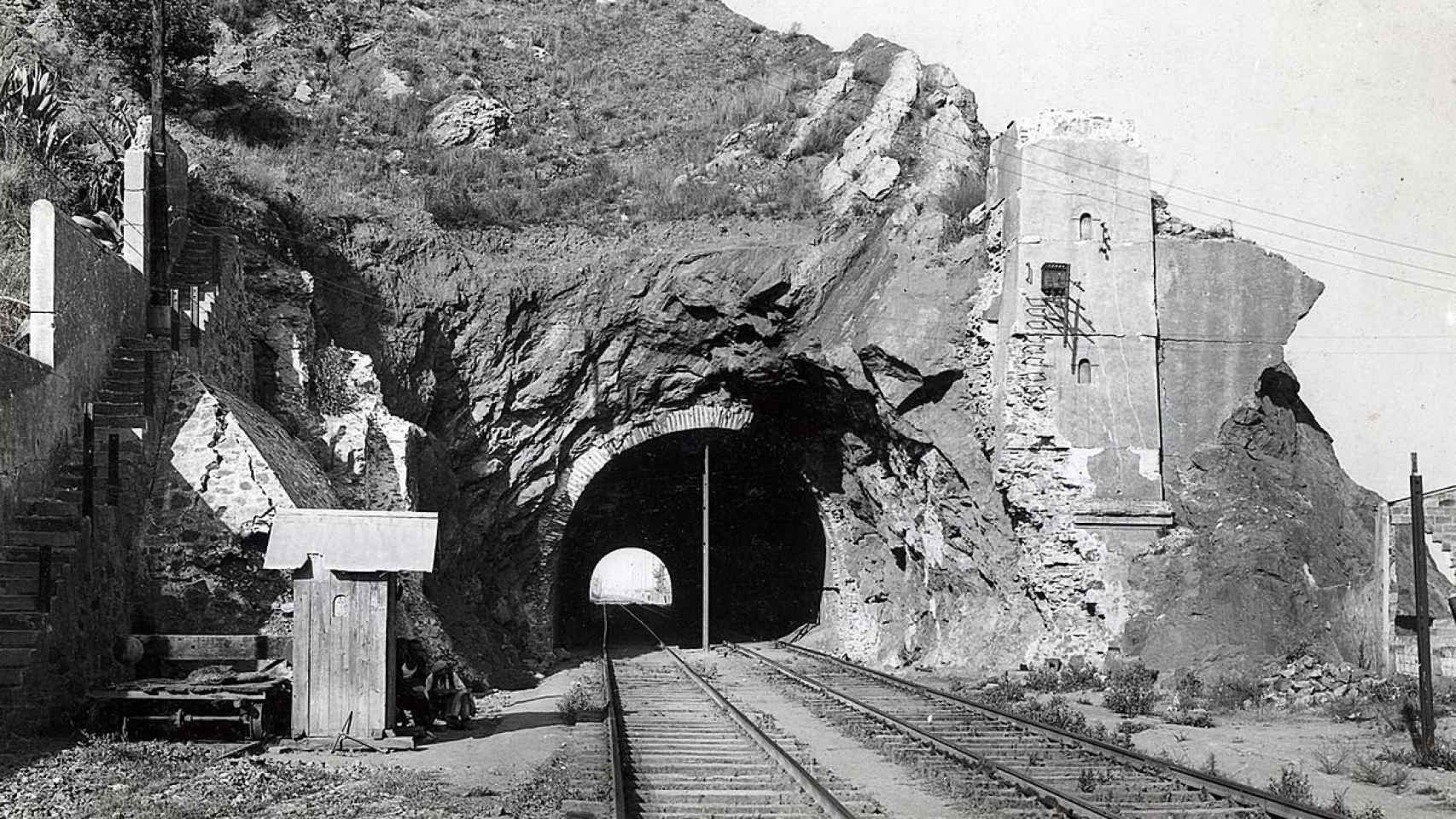 El túnel de Montgat perjudicado