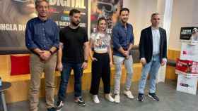 De izquierda a derecha: Francesc Fajula, Nate Gentile, Miriam González, Carlos Santa Engracia y Jordi Arrufí en la presentación de la tercera edición de Jump2Digital