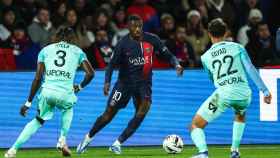 Ousmane Dembelé, durante el último partido con el Paris Saint-Germain