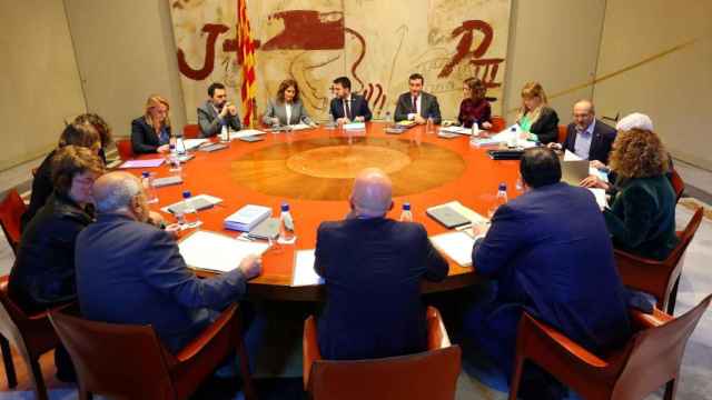 Reunión semanal del consell executiu de la Generalitat