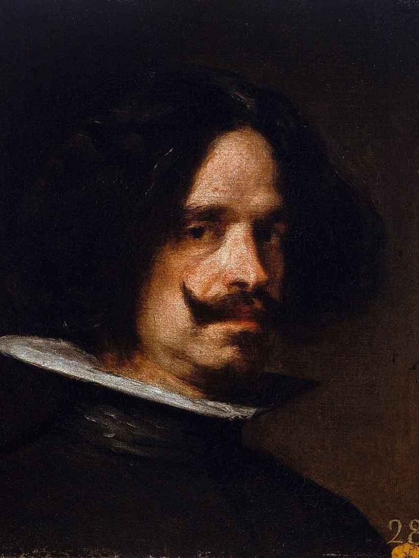 Autorretrato de Velázquez, realizado en torno a 1650.