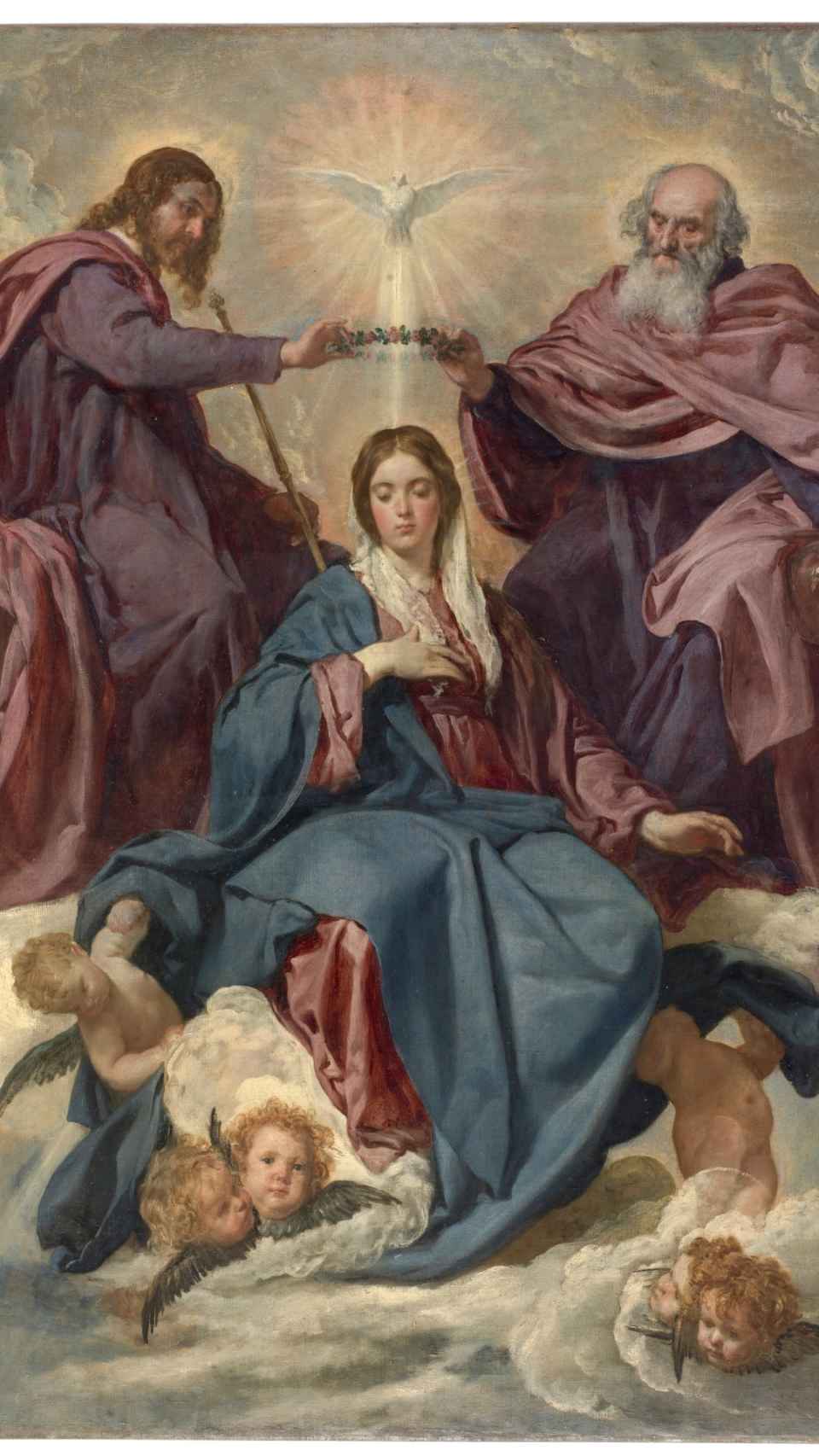 ‘La coronación de la Virgen’, de Velázquez.