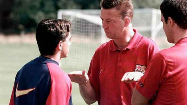 Xavi y Van Gaal