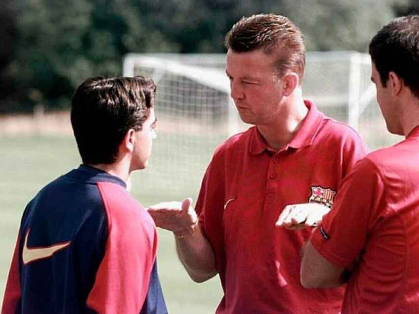 Xavi y Van Gaal