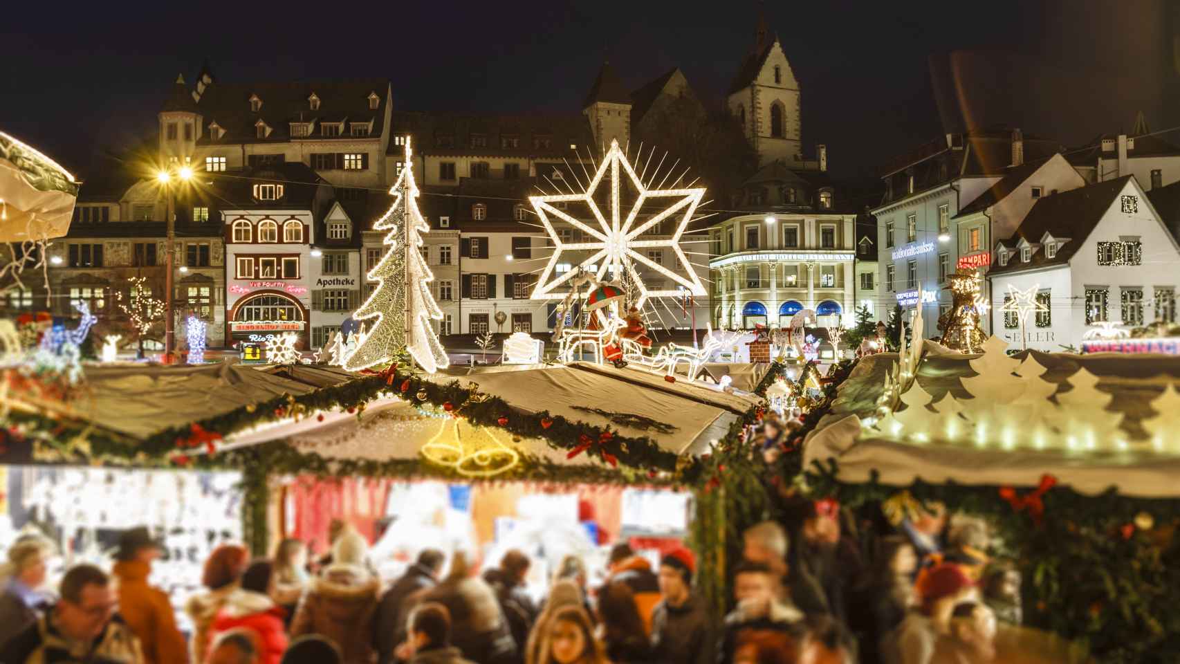 El mercado navideño de Basilea es el más grande de Suiza