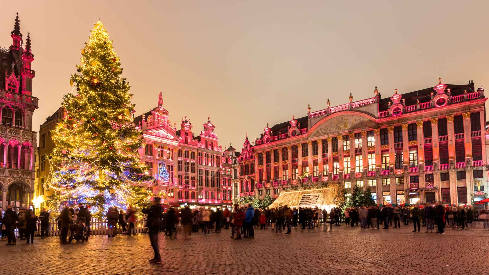 La Grand Place, centro neurálgico de la Navidad de Bruselas