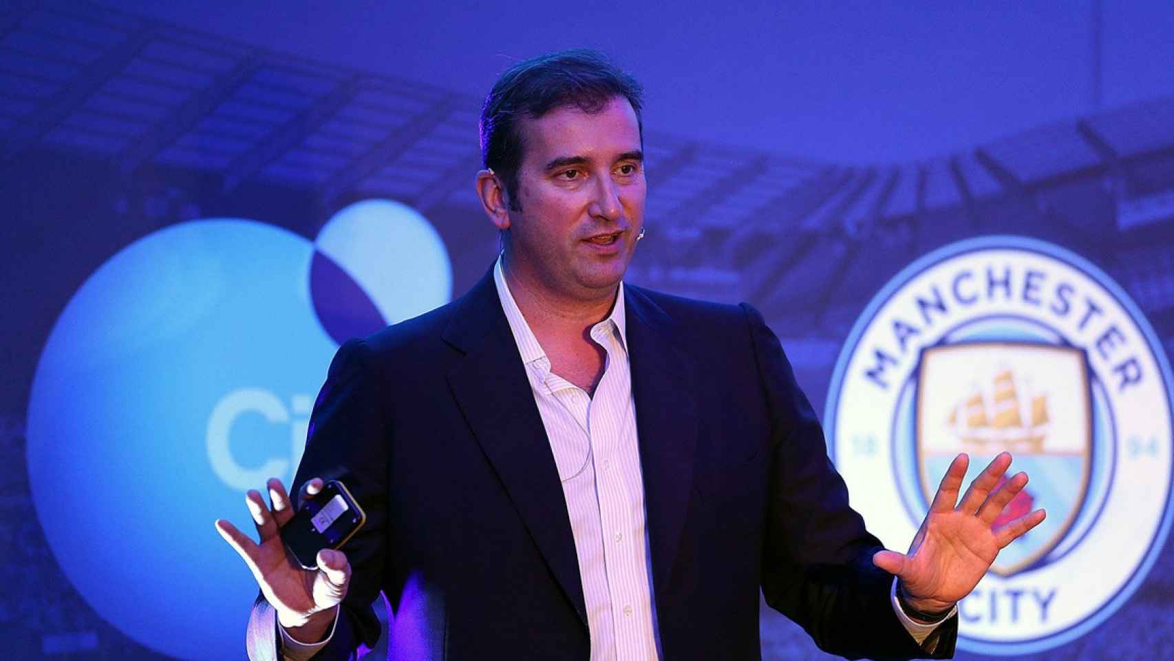 Ferran Soriano, CEO del Manchester City, en una imagen de archivo