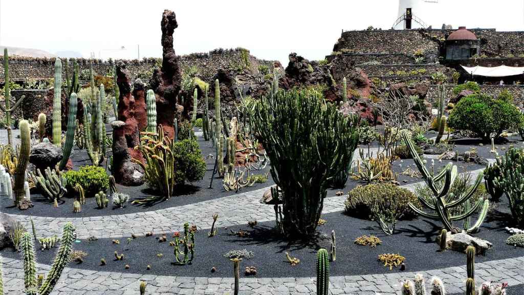 Jardín del Cactus, audaz complejo arquitectónico de César Manrique integrado en el entorno