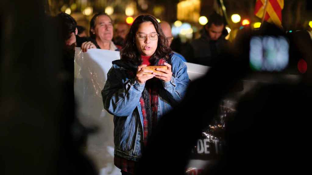 Manifestación de los CDR en el centro de Barcelona este viernes