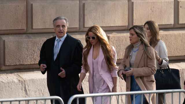 Shakira entrando en la Audiencia de Barcelona durante el juicio del pasado mes de novimebre