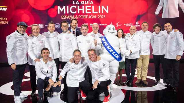 Imagen de la anterior Gala Michelin, con algunos de los chefs premiados