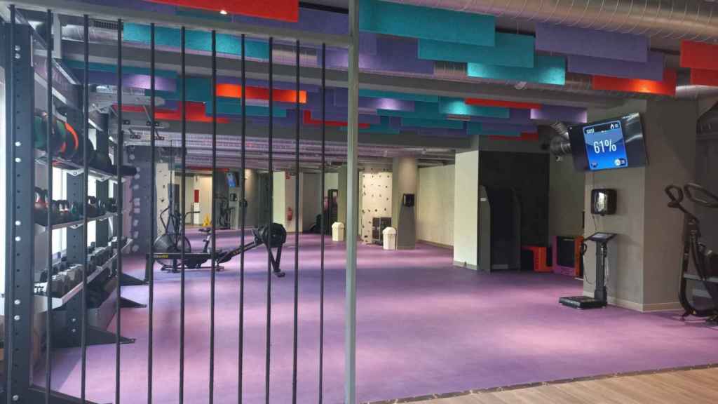 Un gimnasio de la cadena Anytime Fitness