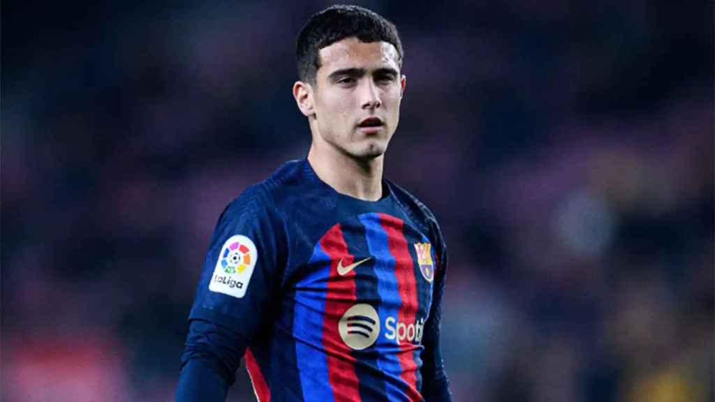 Ángel Alarcón, con el Barça