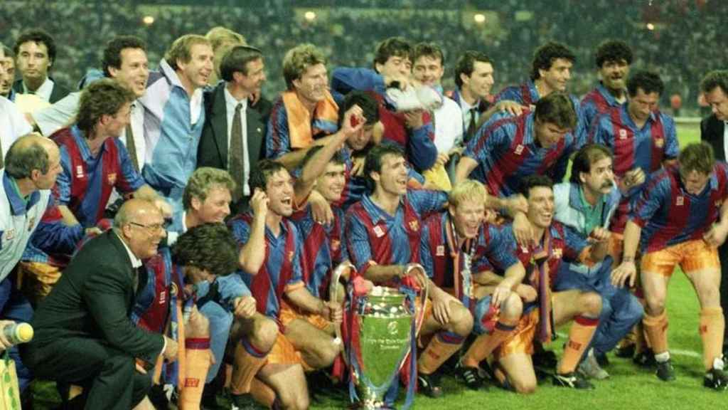 El 'Dream Team' de Johan Cruyff se alza con la primera Champions del Barça