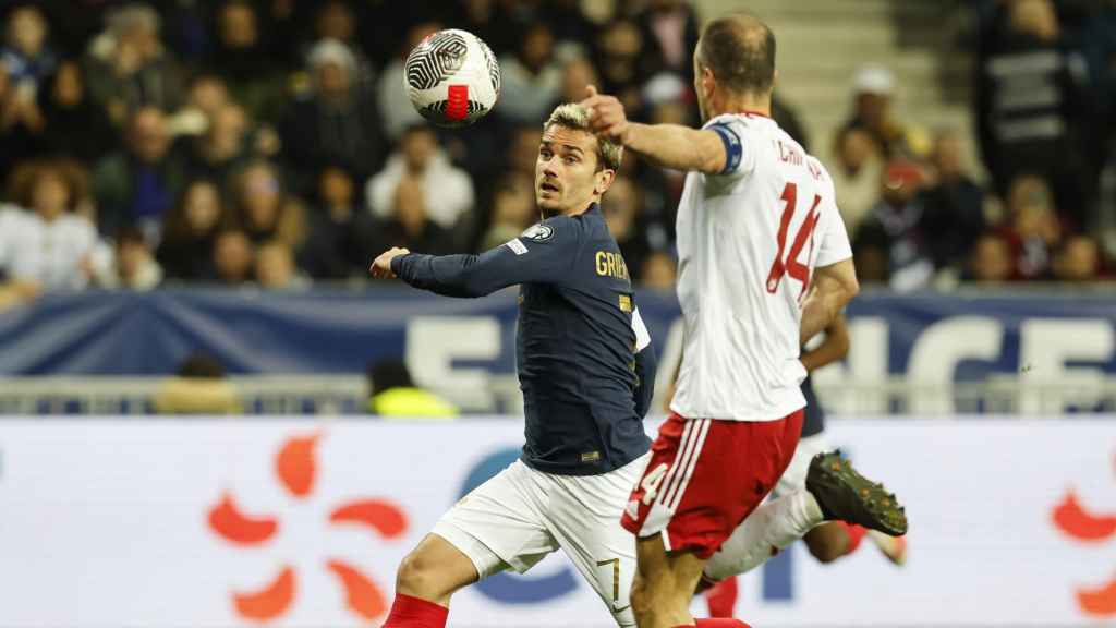 Antoine Griezmann, durante el partido de Francia contra Gibraltar