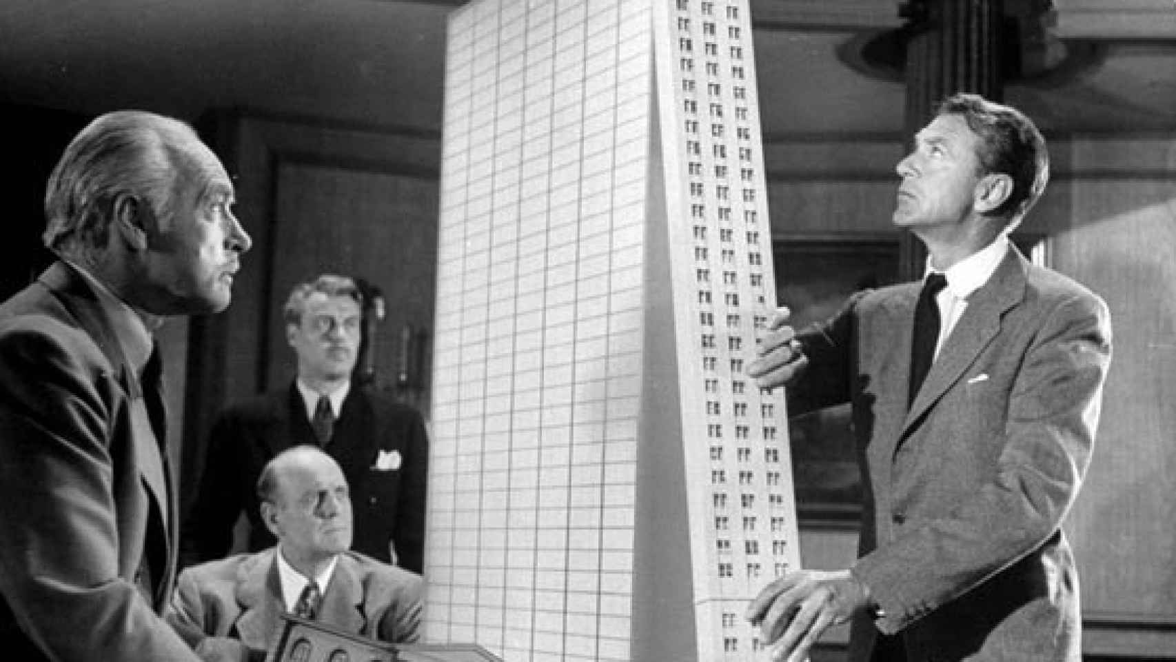 Gary Cooper, en una imagen de la película 'El manantial'