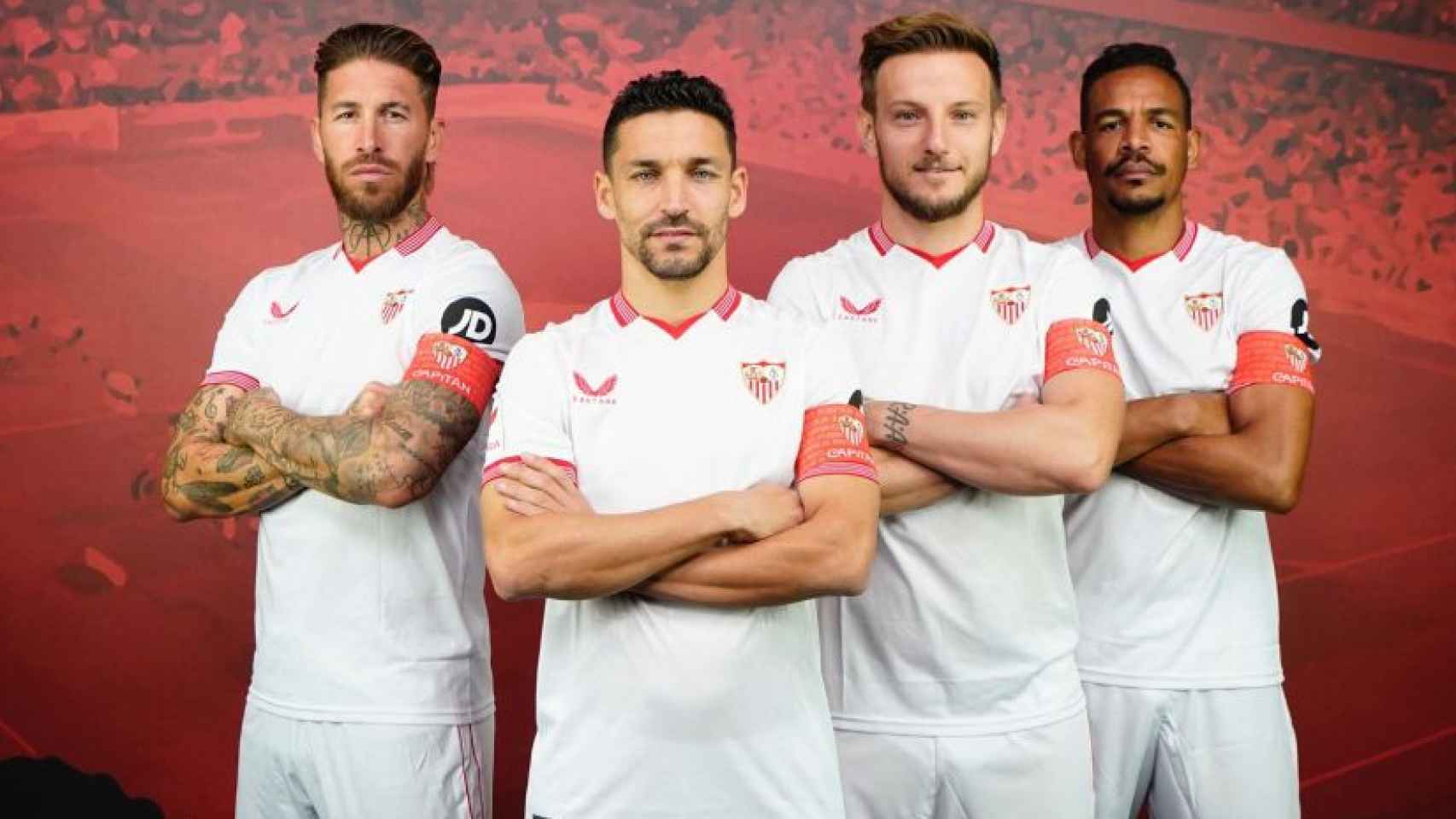 Ramos, Navas, Rakitic y Fernando, los cuatro capitanes del Sevilla FC