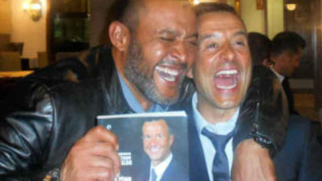 Nuno Espirito Santo, junto a Jorge Mendes, en una imagen de archivo