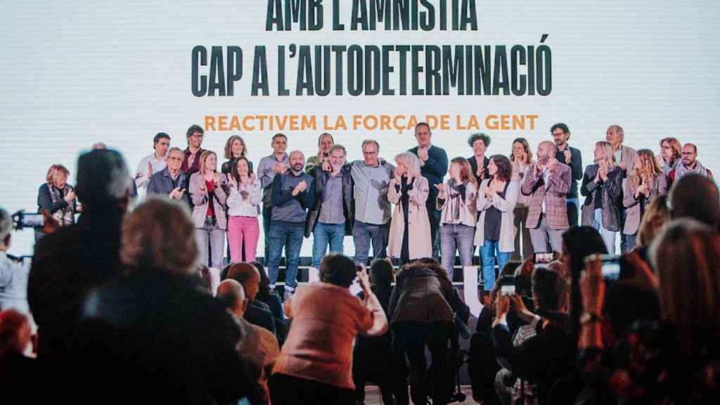 El acto de Òmnium en L'Hospitalet