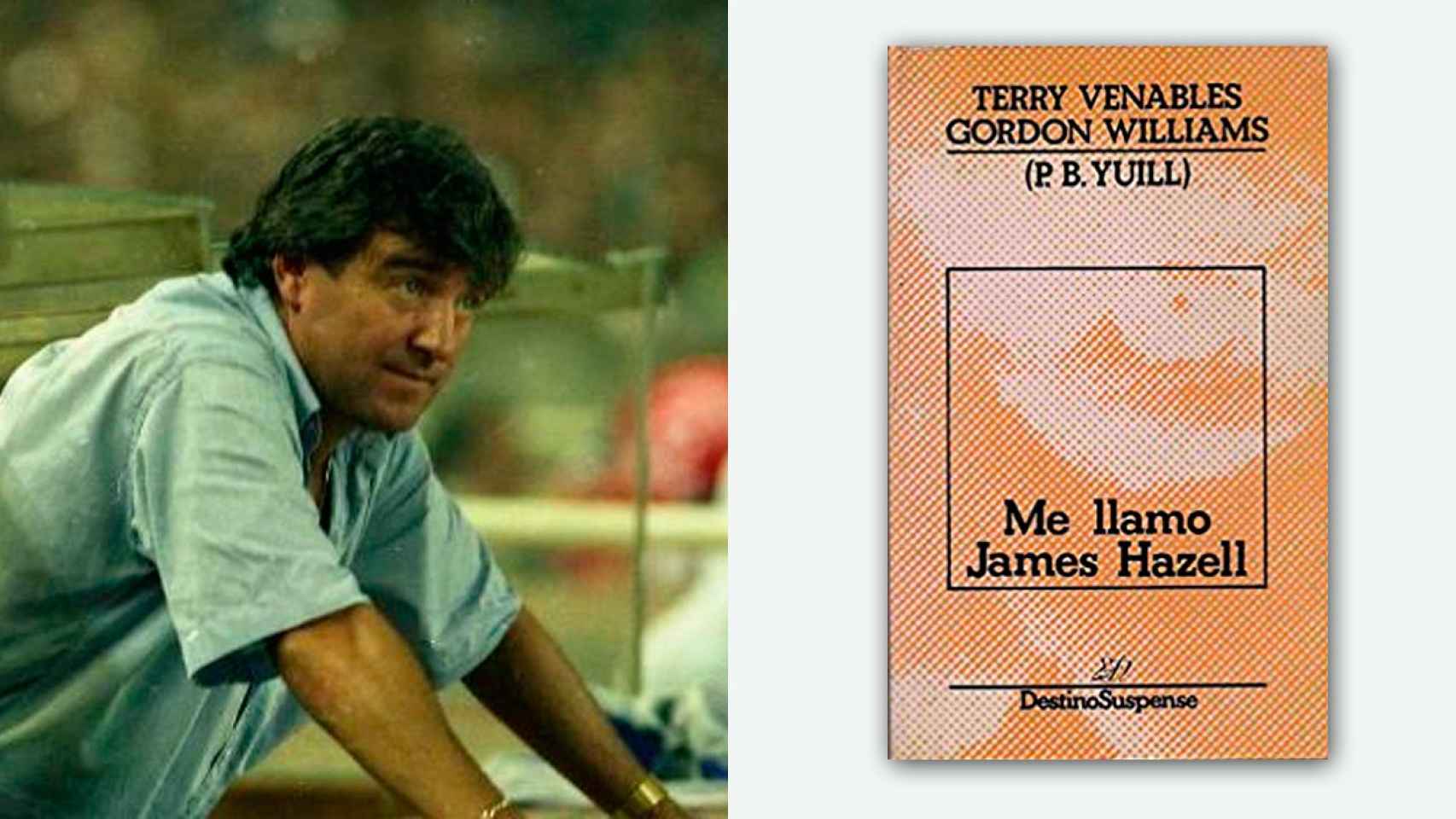 Terry Venables y su novela 'Me llamo Hazell'