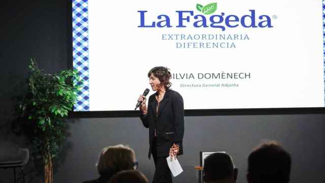 Sílvia Domènech, directora general adjunta de La Fageda, en el acto celebrado en Madrid