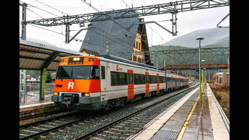 Una estación de tren