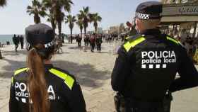 Agentes de la policía municipal de Blanes (Girona)